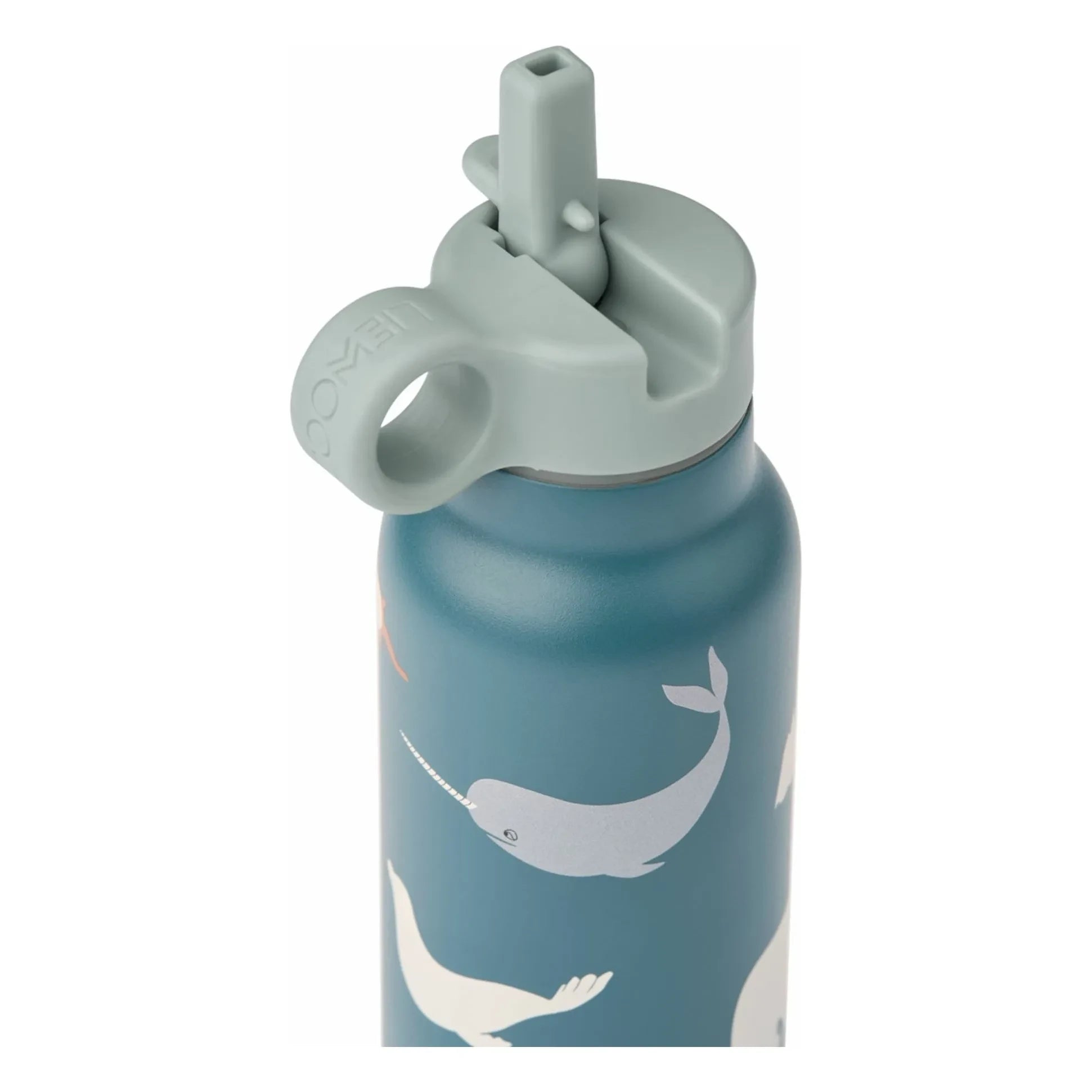Liewood - Falk paslanmaz çelik su şişesi - 350 ml | Arctic Sea/Ocean view