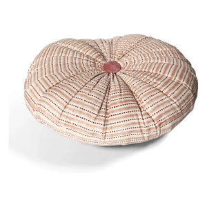 Le Monde Sauvage - Totoro Goa round pillow | Pale Pink
