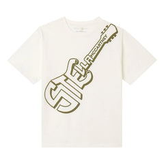 Stella McCartney Kids - Stella Guitar T-Shirt Organic Cotton | Ivory