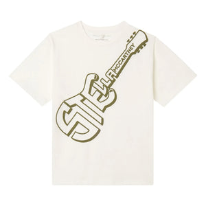 Stella McCartney Kids - Stella Guitar T-Shirt Organic Cotton | Ivory