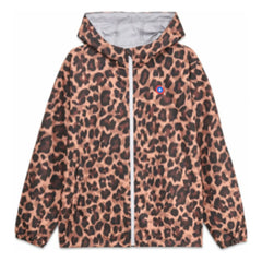 Flotte – Wasserabweisende Windjacke Bastille Leopard Recycelte Fasern | Braun