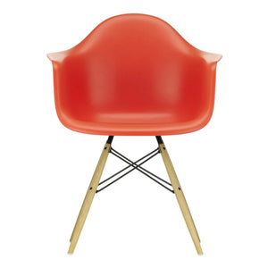Vitra - DAW sandalye - akçaağaç taban - Charles & Ray Eames | Rouge coquelicot