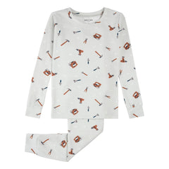 Petit Lem - Pyjamas Tools Organik Pamuk ve Modal | Gri