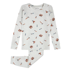 Petit Lem - Pyjamas Tools Organik Pamuk ve Modal | Gri