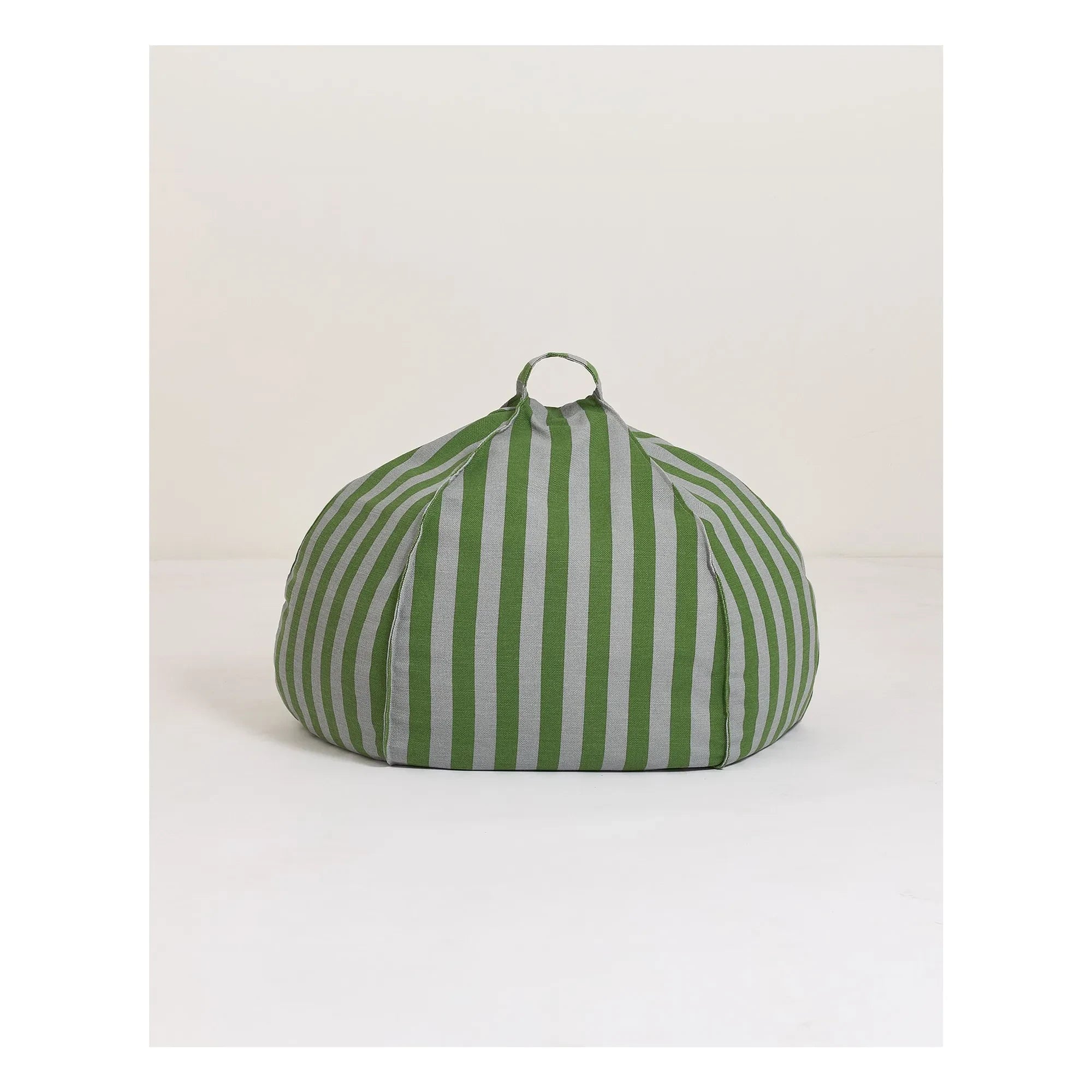 Nobodinoz – Vibes runder Pouf | Dunkelgrün