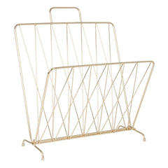 Present Time - Diamond Raster Gold Stahl Magazinhalter | Gold