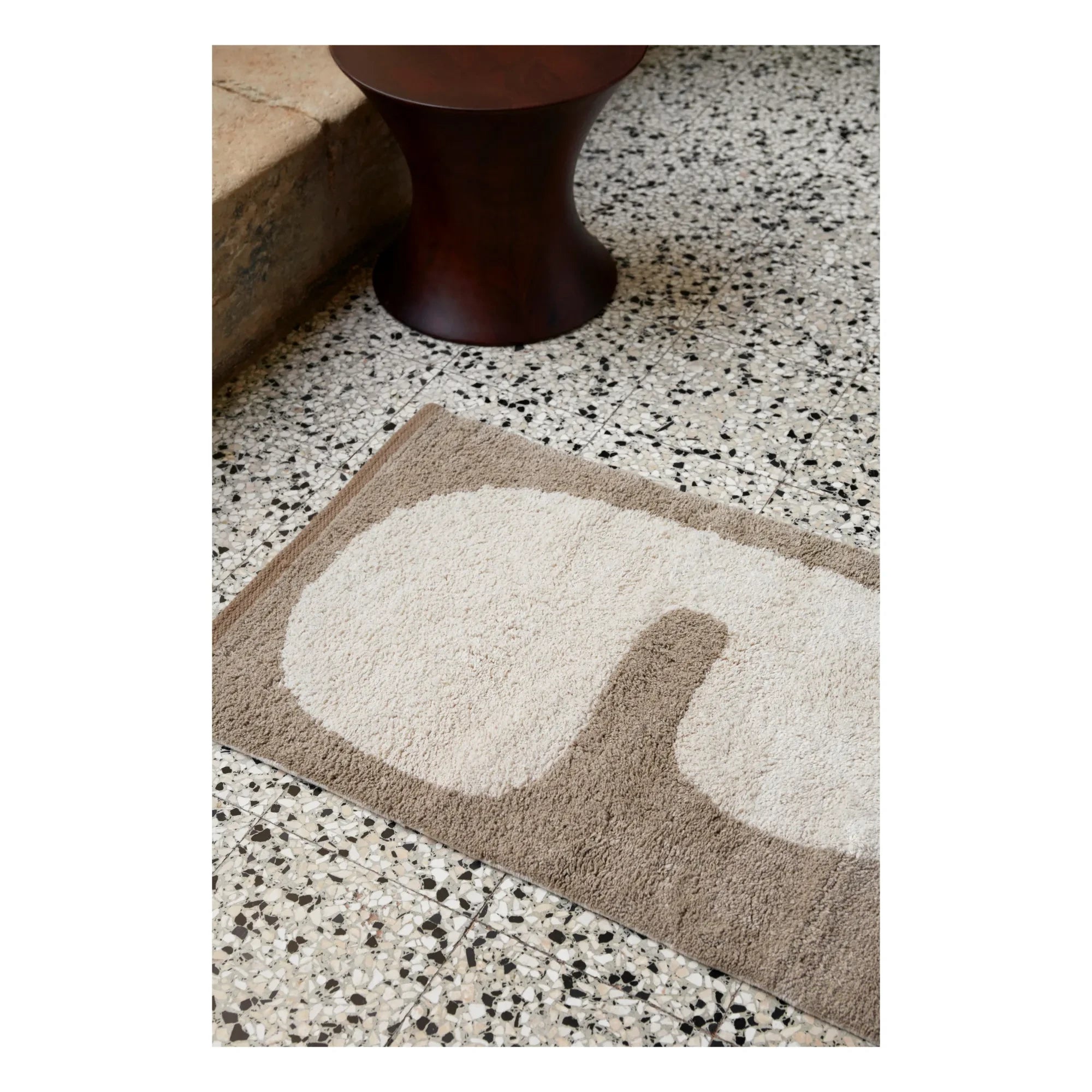Ferm Living - Lay Banyo Paspası | Taupe Kahverengi