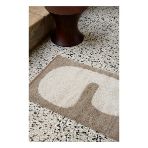 Ferm Living - Lay Banyo Paspası | Taupe Kahverengi