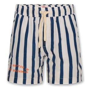 AO76 – Toni Bahamas Gestreifte Badeshorts | Blau