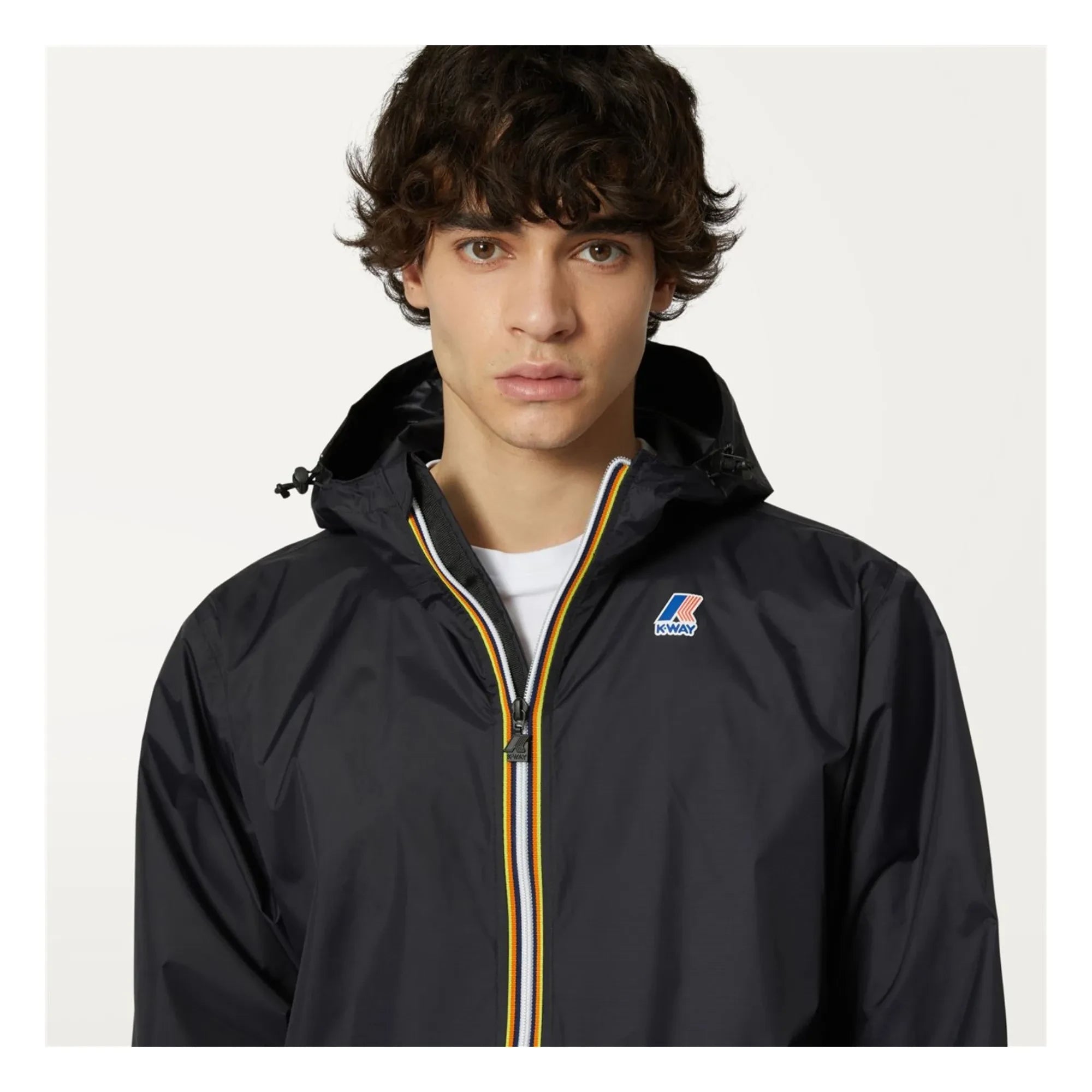 K-way - Le Vrai Effeil Wasserdichter Windbreaker - Erwachsenenkollektion | Schwarz