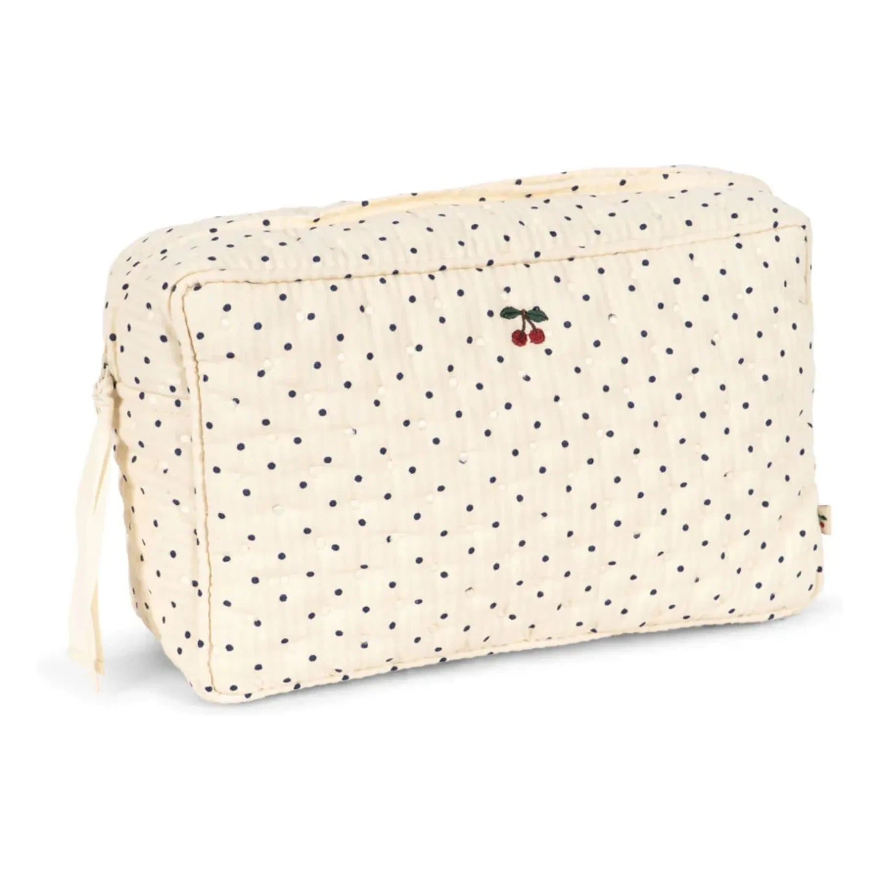 Konges Sløjd - Large Estate Dot Makeup Bag | White