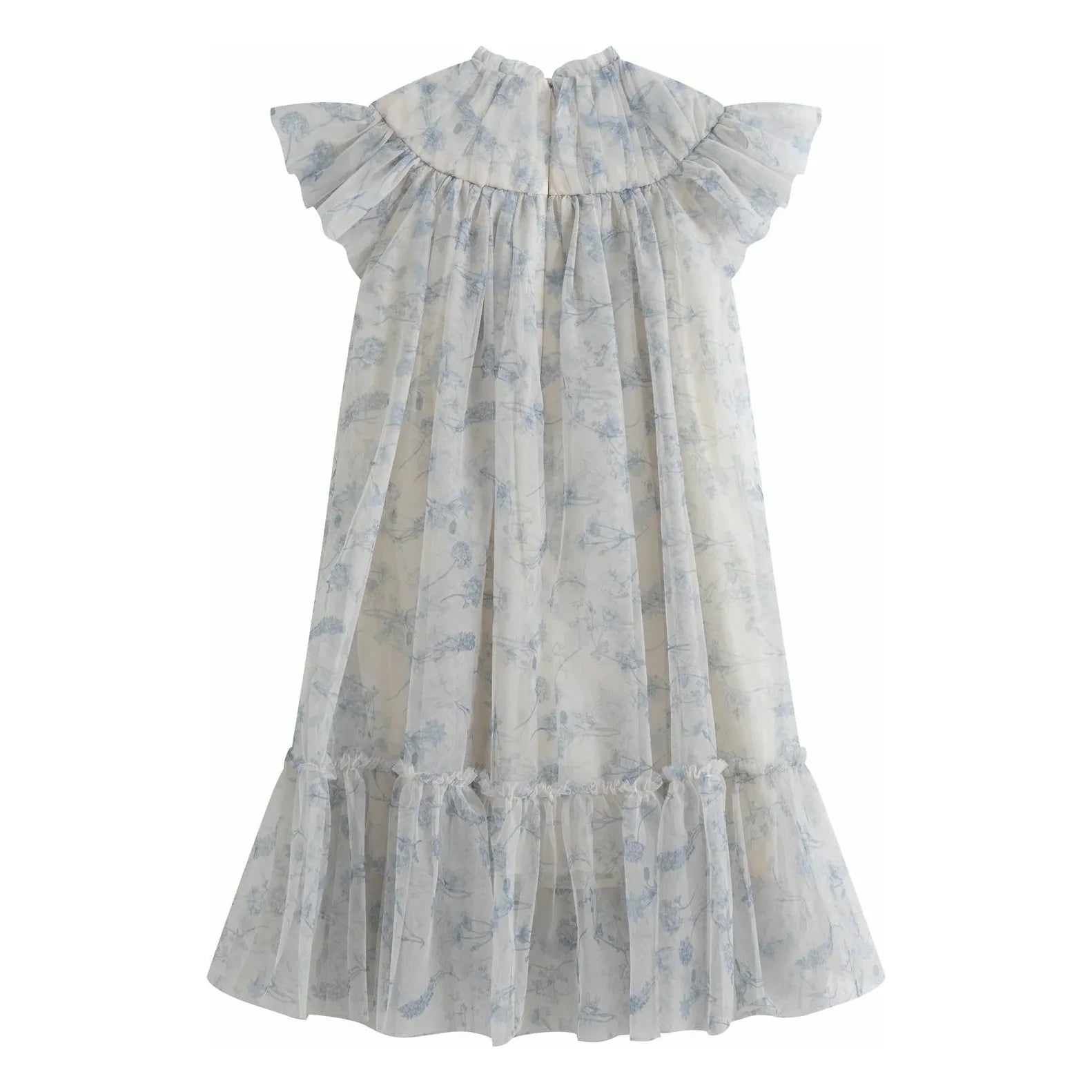 C'era Una Volta - Marisol Fleurie Kleid | Graublau