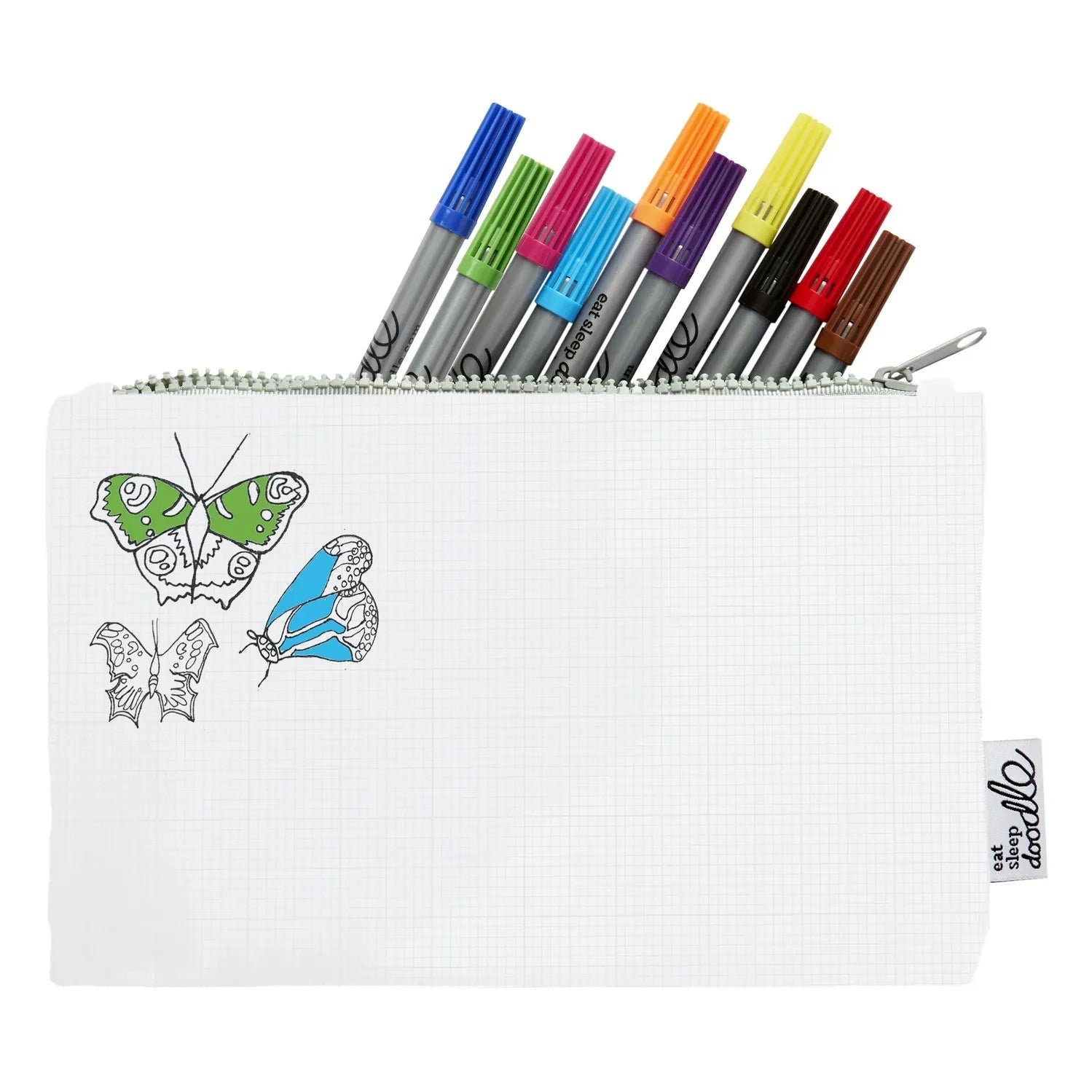 EatSleepDoodle - Kelebekler Boyama Seti