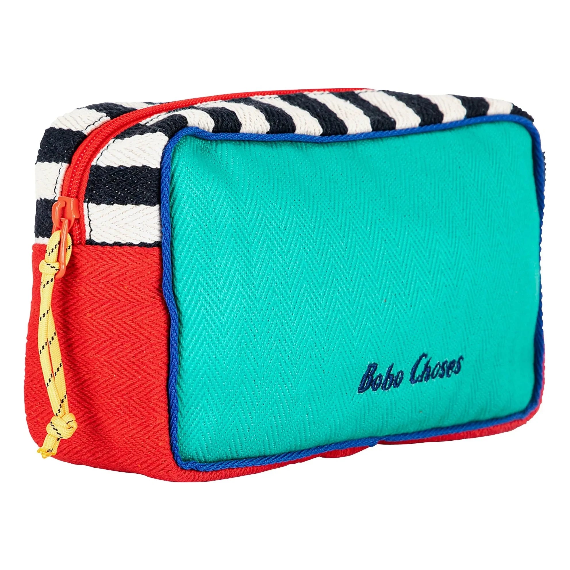Bobo Choses - Renk Bloklu Coton clutch çanta | Yeşil