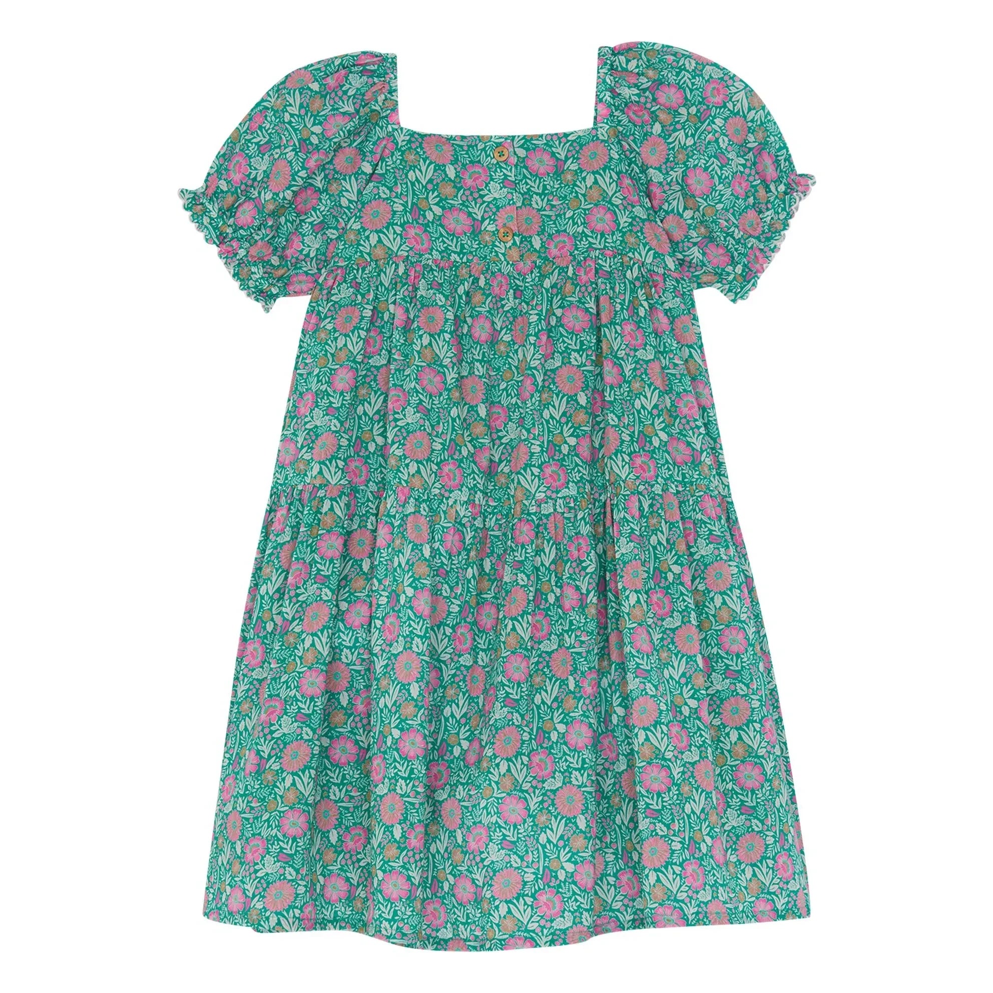Bonton - Georgette Çiçekli Elbise | Lila