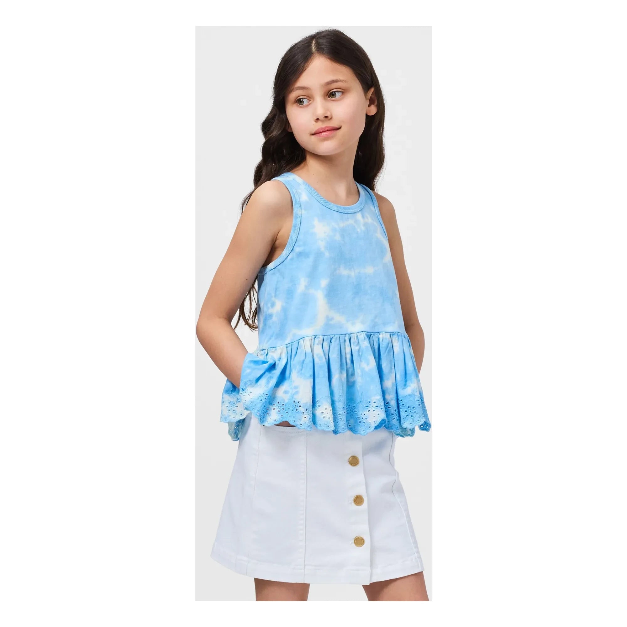 Molo - Denim Bera Etek | Beyaz
