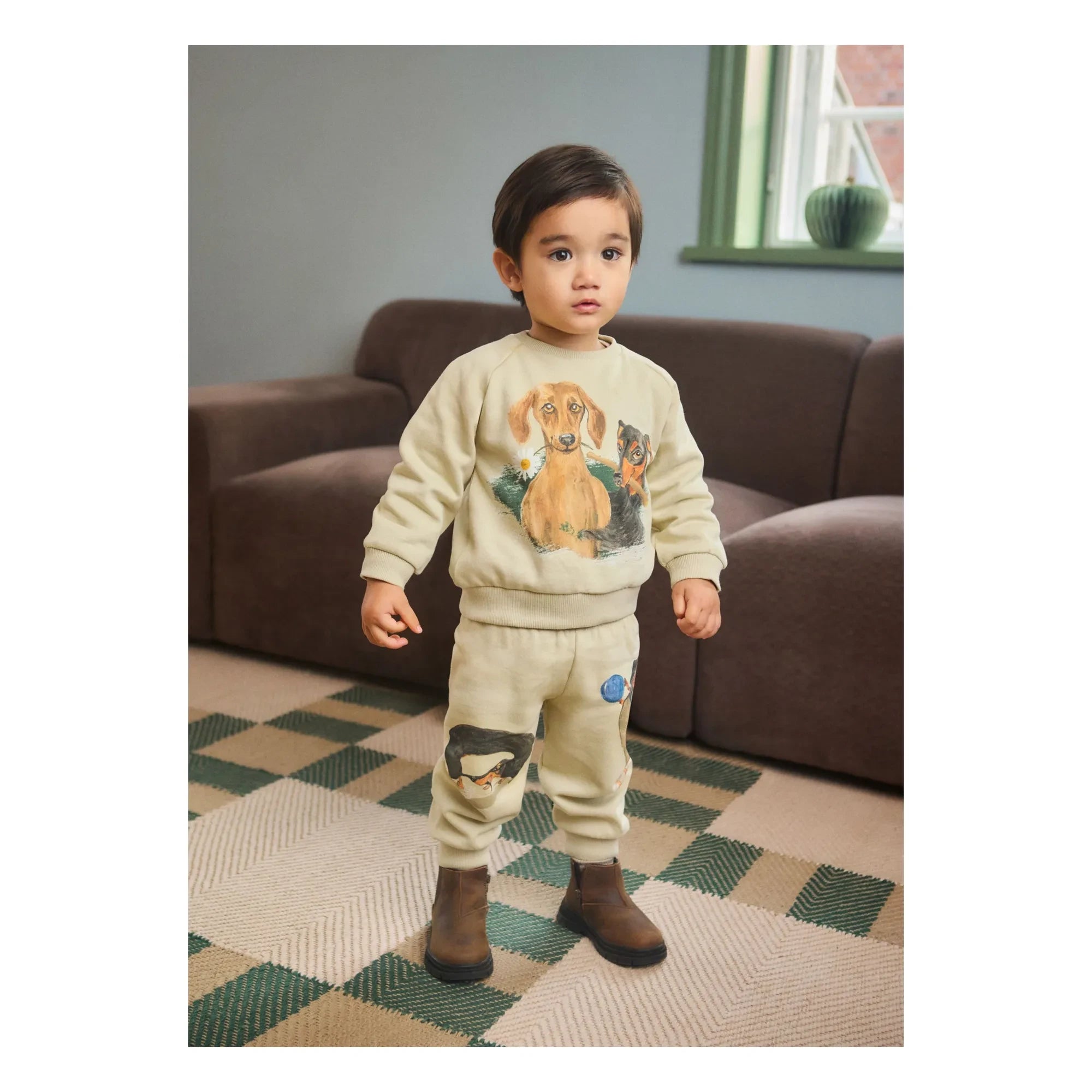 Molo - Jogger Simeon Dog Play Organik pamuk | Ekru
