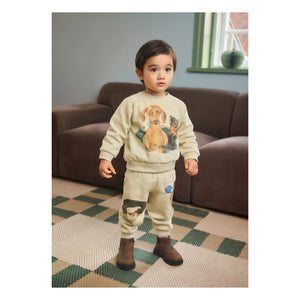 Molo - Jogger Simeon Dog Play Organik pamuk | Ekru