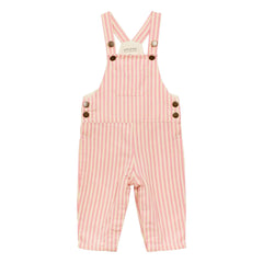 Arsène et Les Pipelettes - Striped Denim Romper | Pink