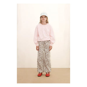 Tinycottons - Flower Sweat Organik Pamuk | Soluk Pembe