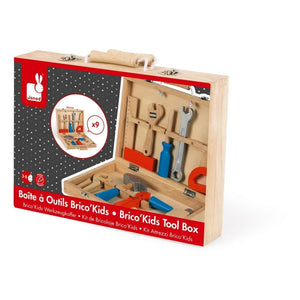 Janod - Brico Kids Alet Çantası - 9 Parça