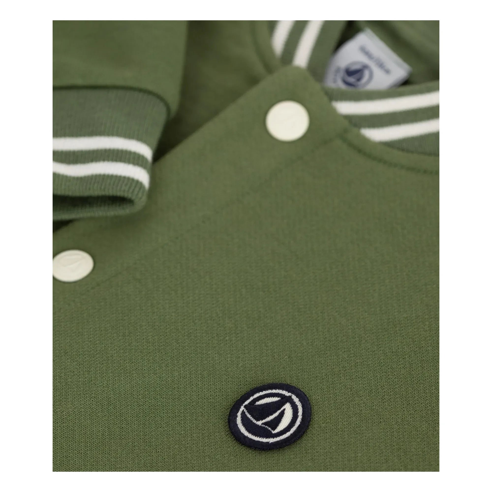 Petit Bateau - Teddy Molleton Geniş Kalıp Ceket | Olive
