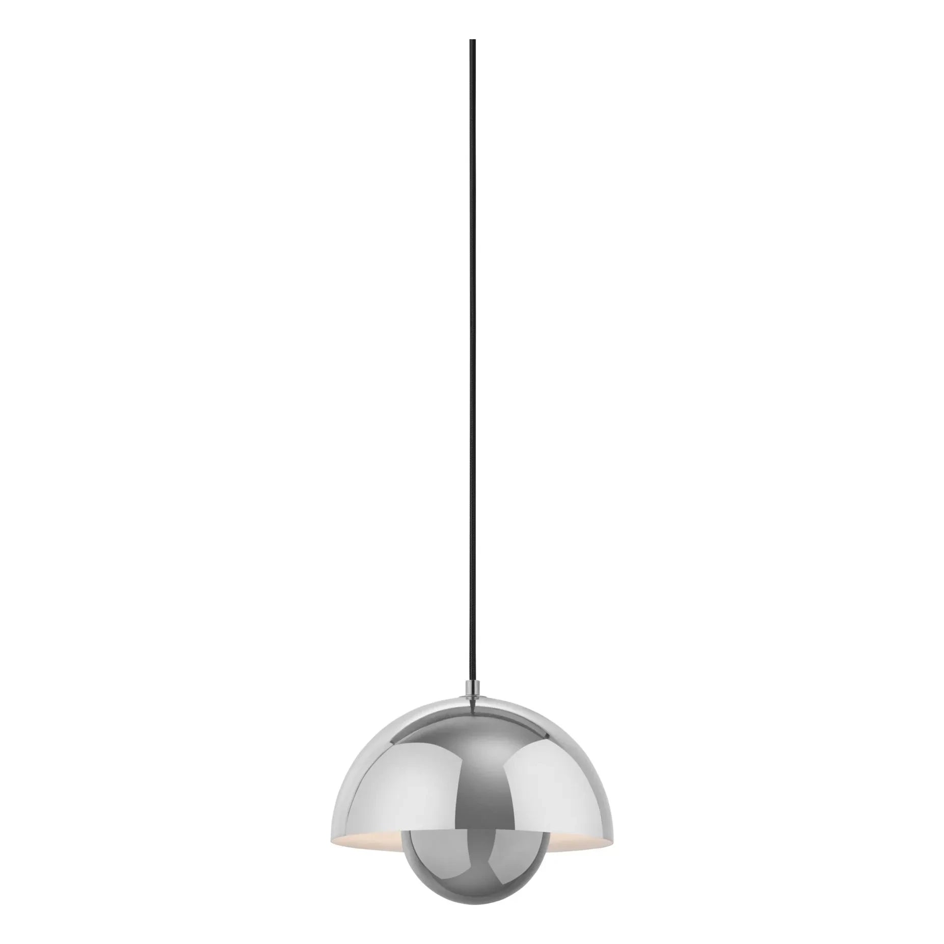 & Tradition - Flowerpot VP1 sarkıt lamba, Verner Panton | Krom