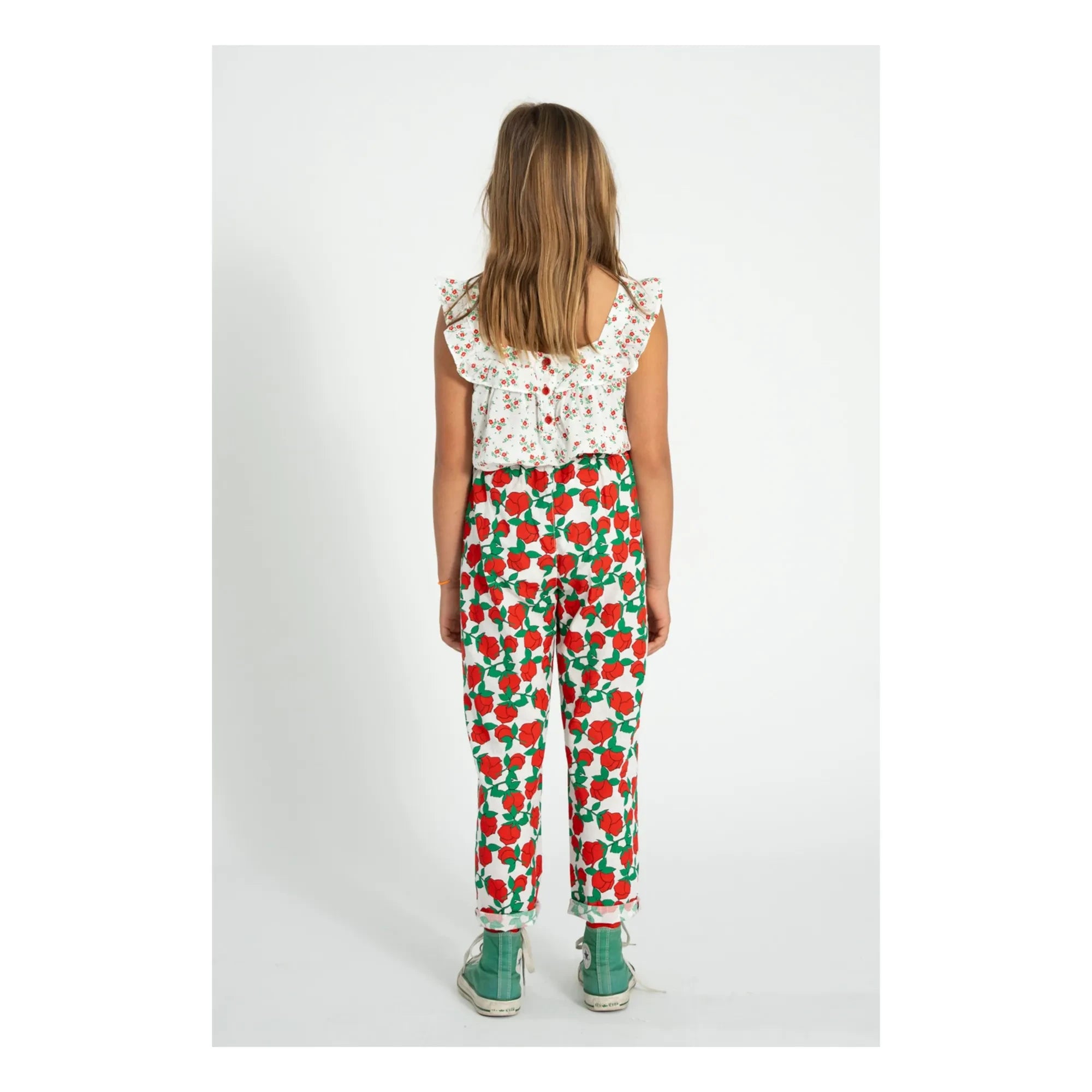 Piupiuchick - Floral Pantolon | Beyaz