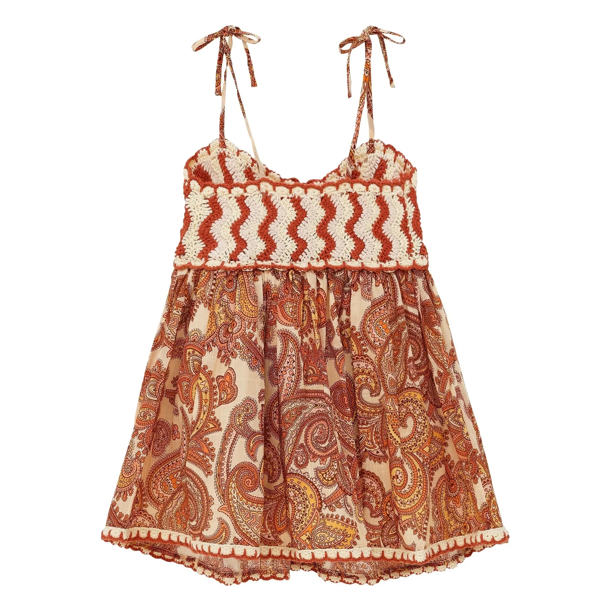 Zimmermann - Patience Paisley Dress | Brown