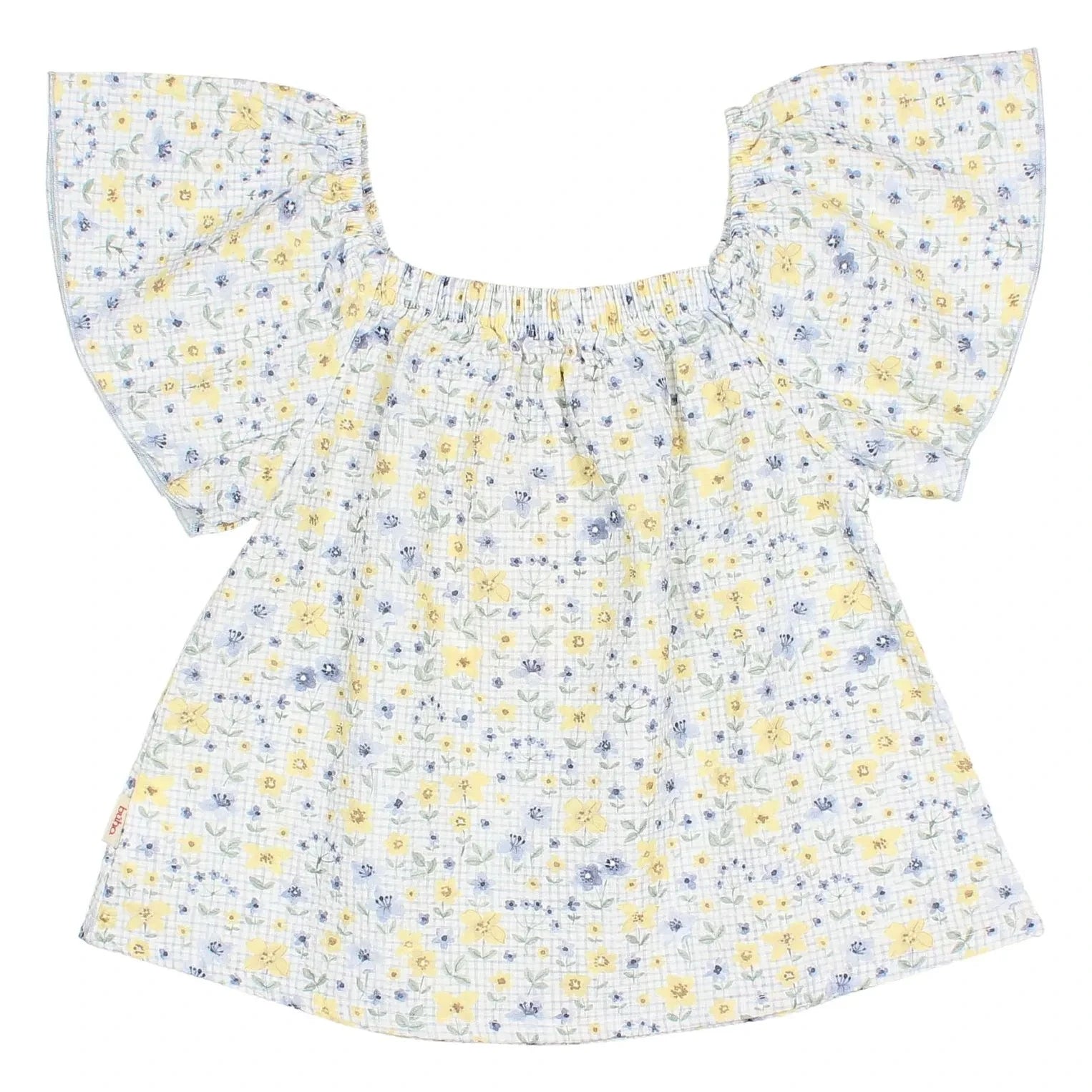 Búho - Bluse aus Batist mit Blumenmuster | Hellblau