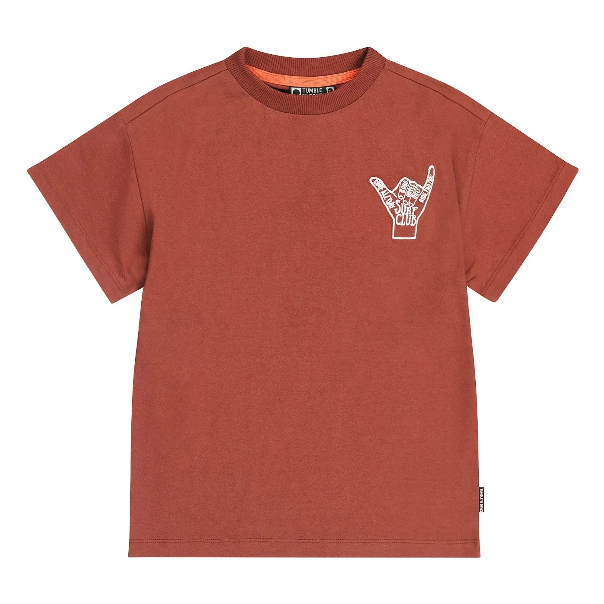 Tumble N'Dry – Oversize T-Shirt Port Douglas Recycelte Baumwolle | Rust