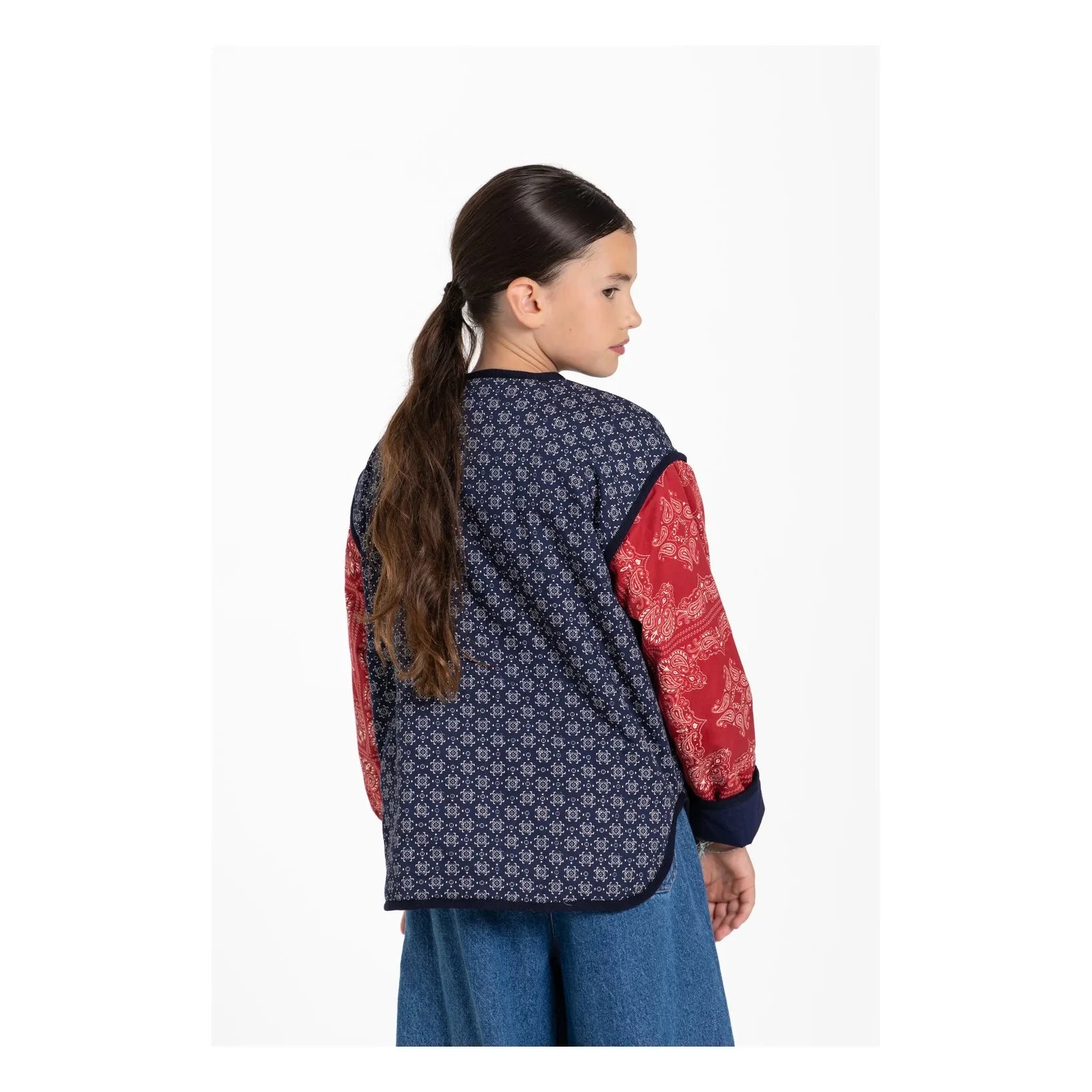 Hundred Pieces - Malya Bandana Ceket | Indigo Mavi