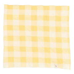 Búho - Yellow Gingham Seersucker Bandana