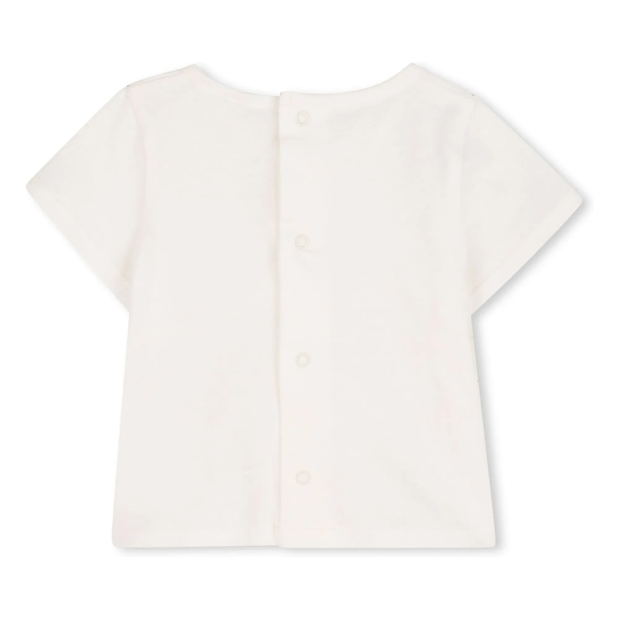 Chloé - Strampler- und T-Shirt-Set aus Bio-Baumwolle | Pfirsich