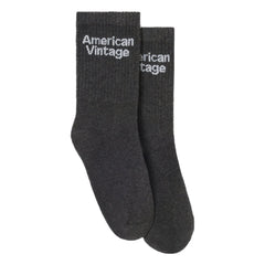 American Vintage - Clypsun Socks | Marled Charcoal Gray