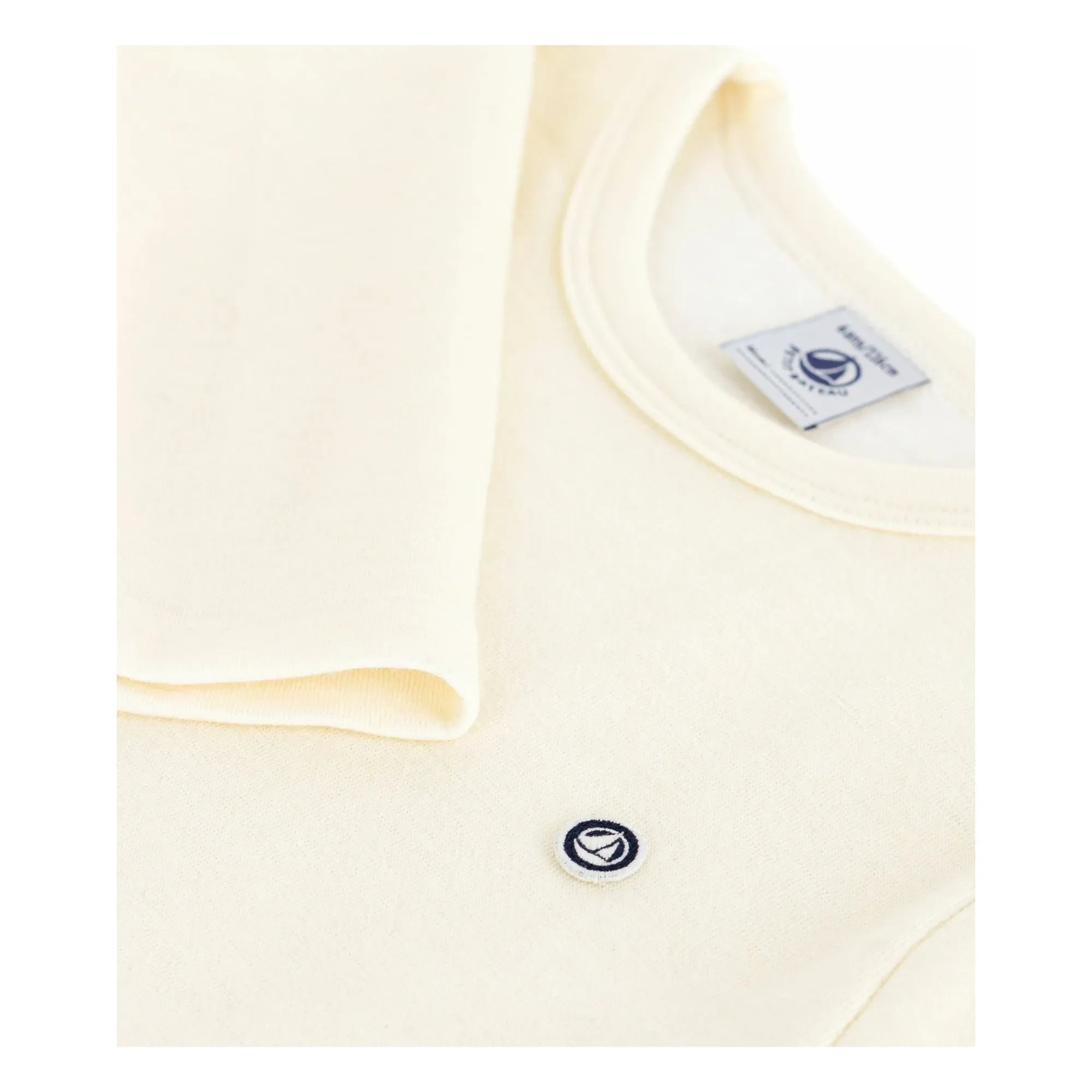 Petit Bateau - Yün Tişört | Ekru