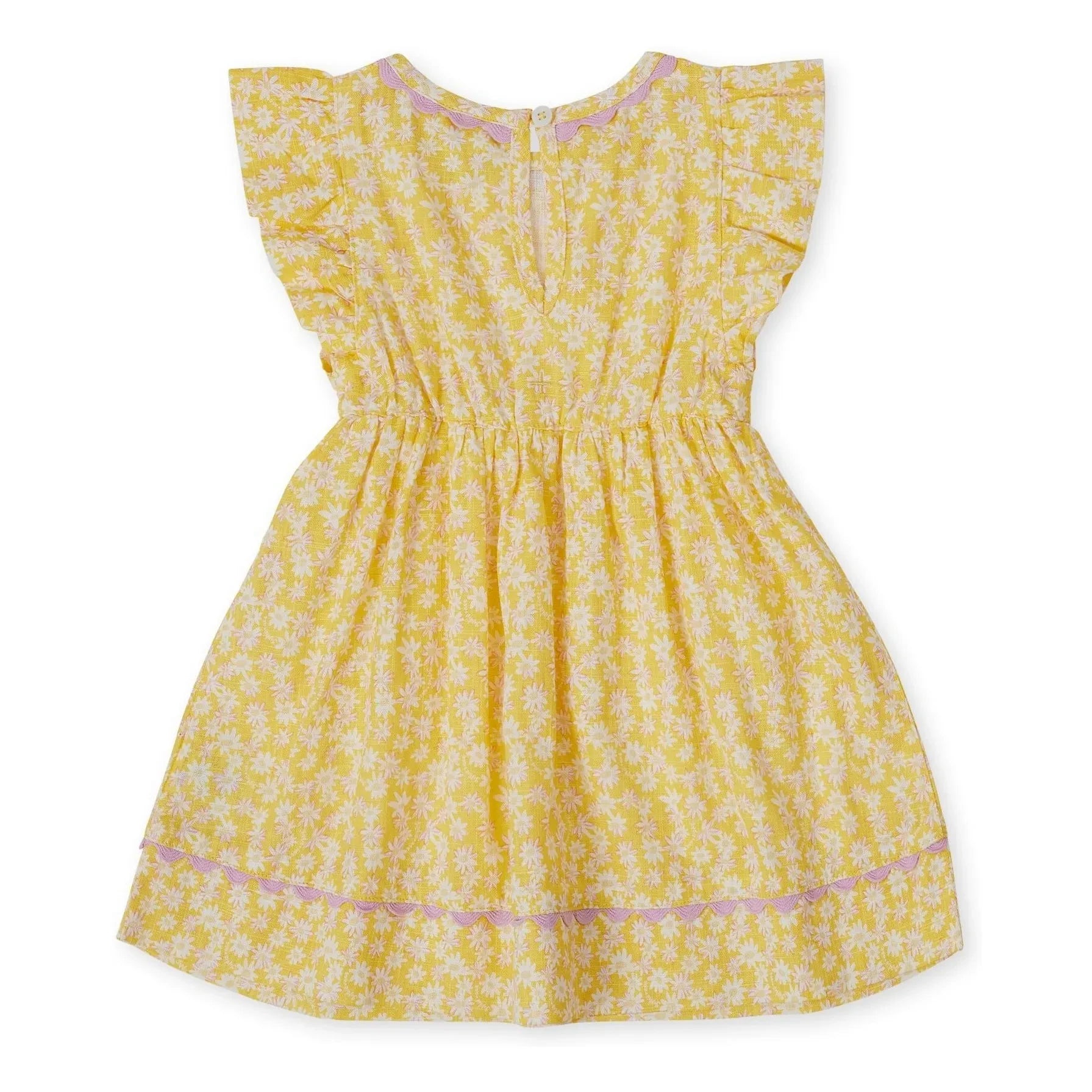 Goldie + Ace - Fleurie Linen Dress | Yellow