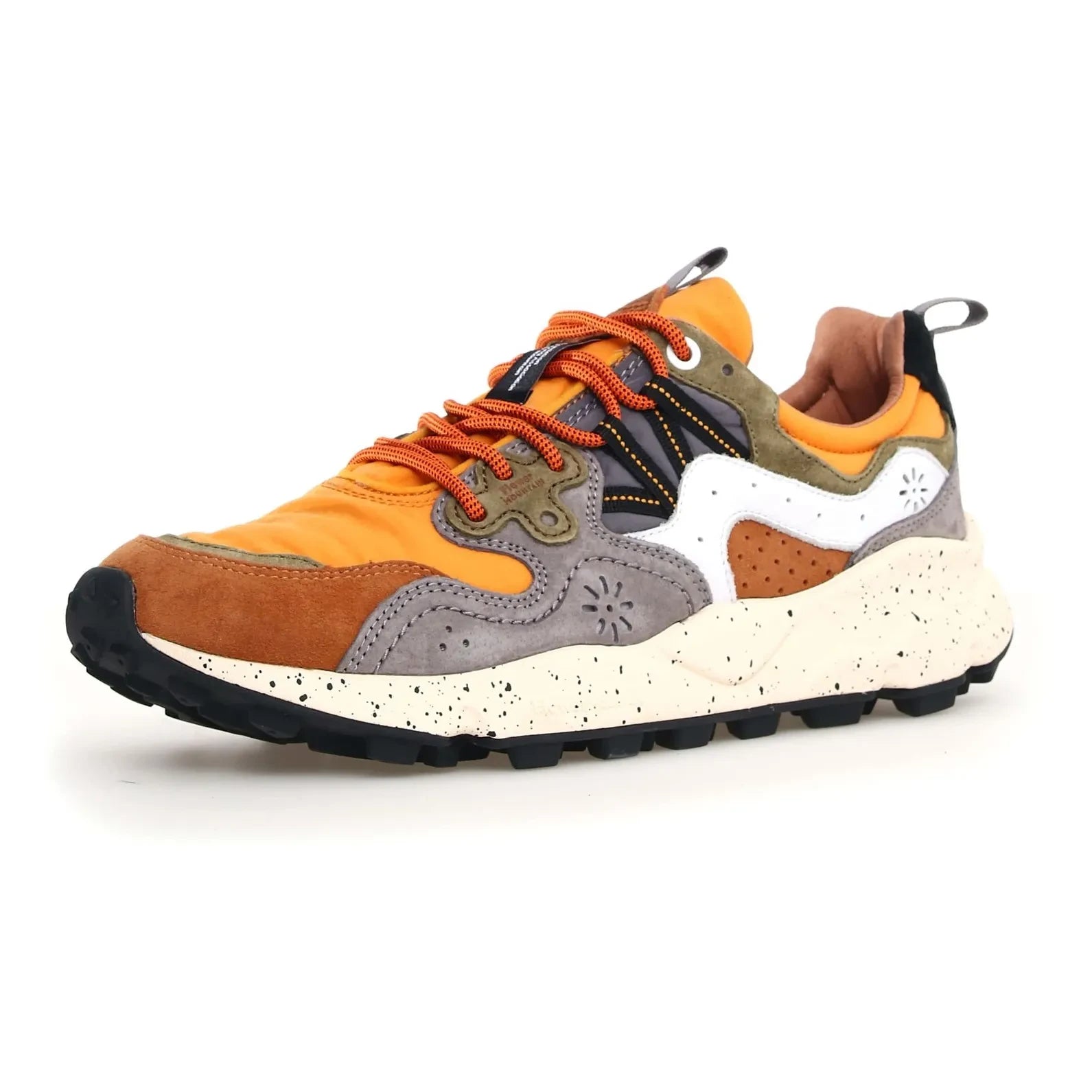 Flower Mountain - Yamano 3 Suede and Nylon Sneakers | Mustard