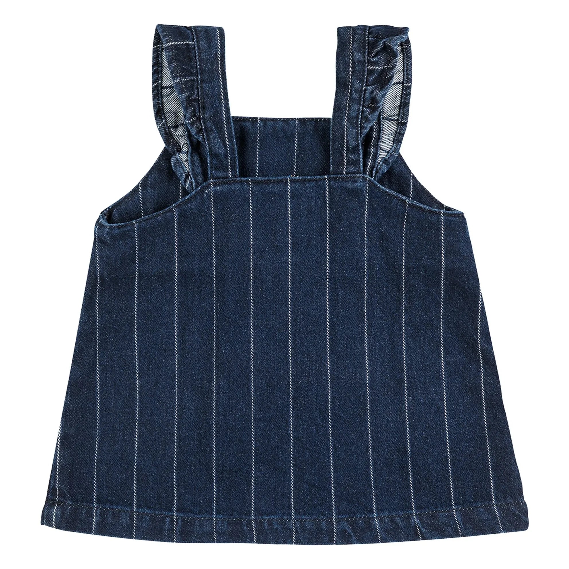 Bobo Choses - Trägerkleid aus Bio-Baumwoll-Denim | Marine