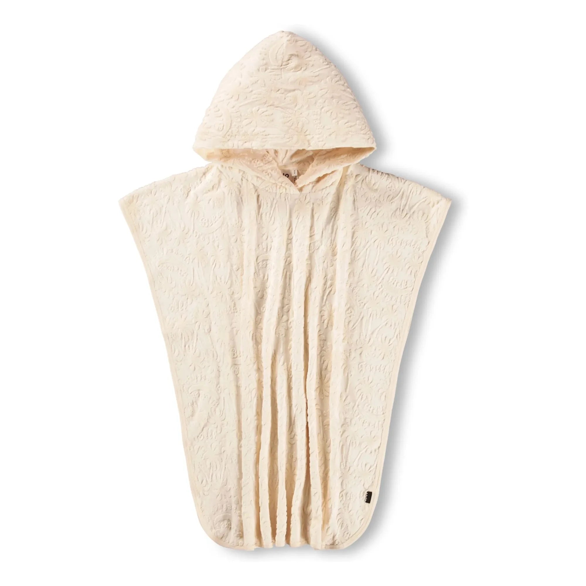Molo - Poncho de Bain Beach Cover Up Dokulu Palmiye Ağaçları | Ekru