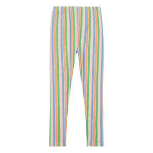 We Are Kids - Nour Striped Organic Cotton Leggings | Light Pink