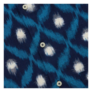 Universal Works - Chemise Deck Diamond | Koyu Mavi