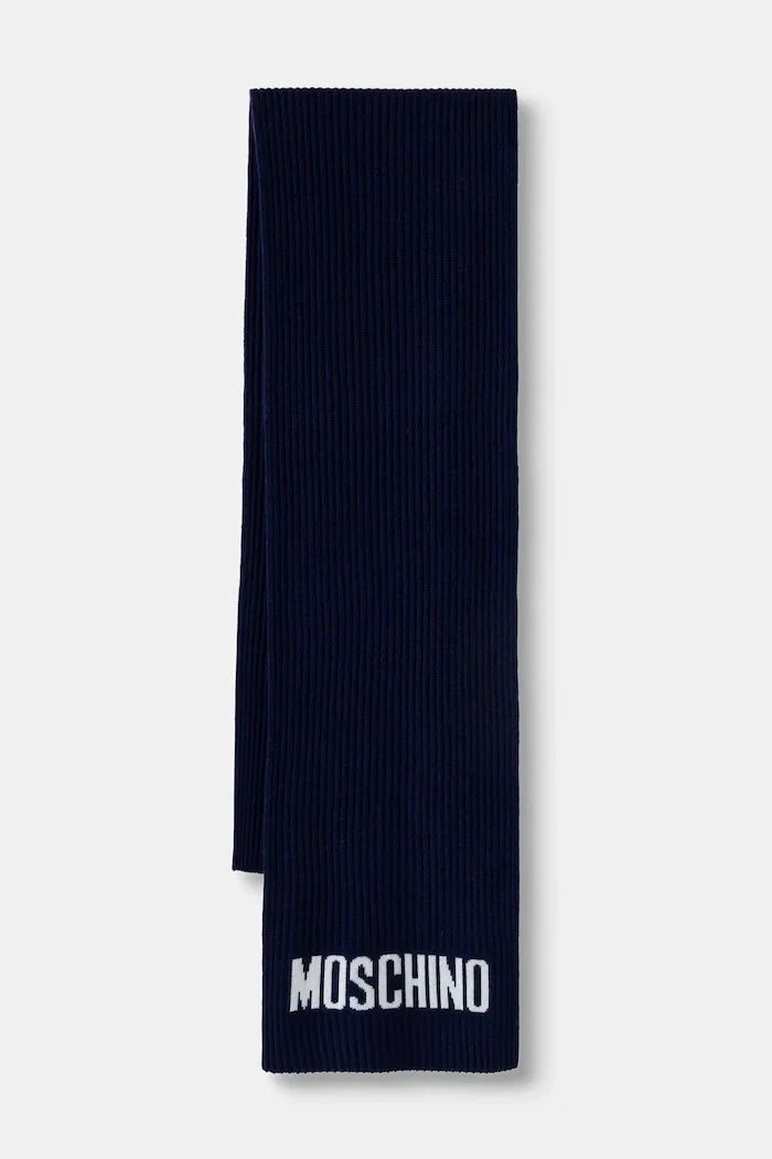 Moschino erkek yün eşarp