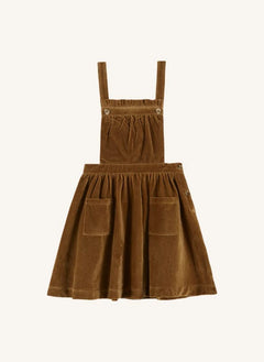Emile et Ida - Velvet Strappy Dress | Bronze