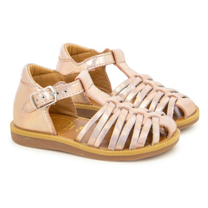 Pom d'Api - Poppy Royal sandaletler | Or rosé metallisé