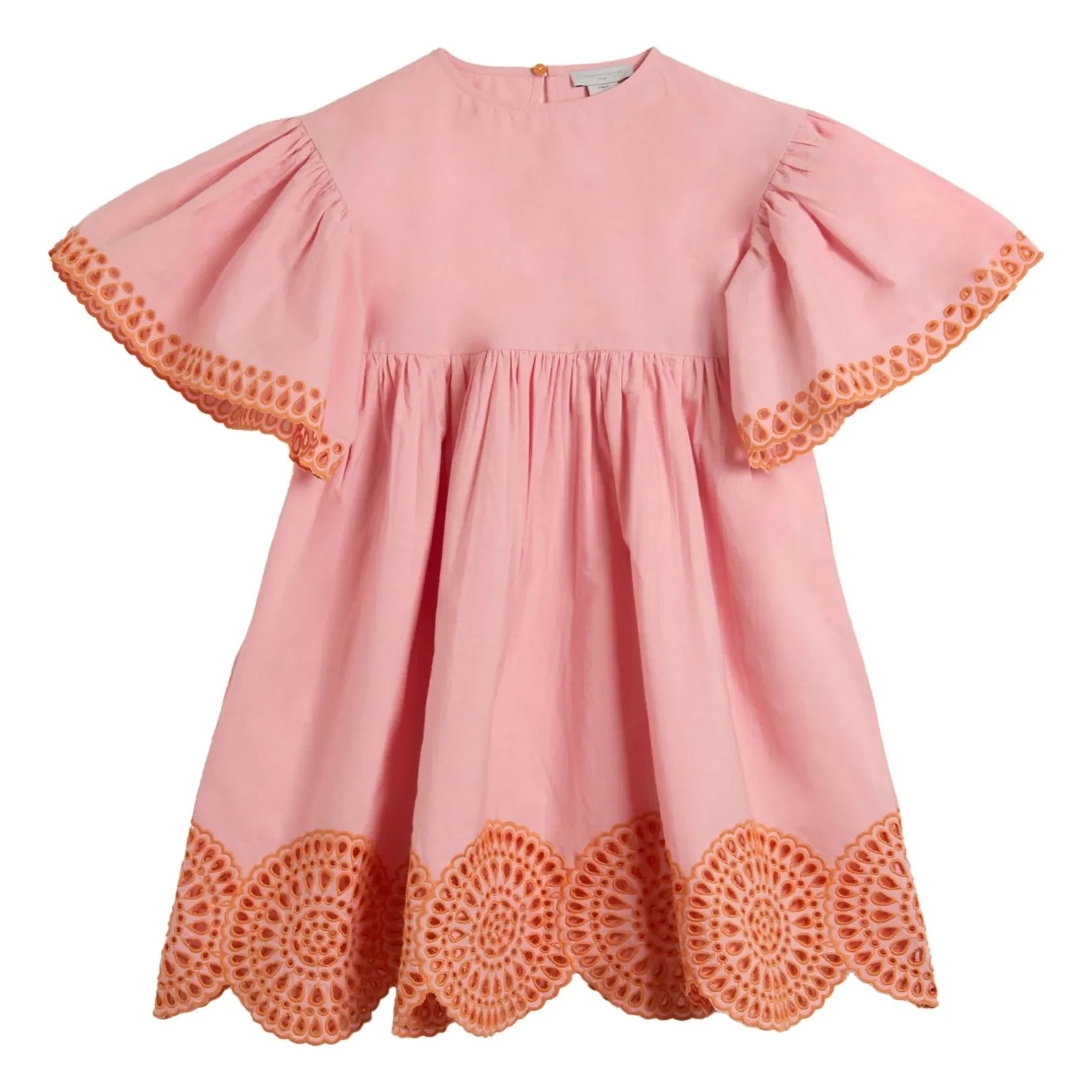 Stella McCartney Kids - İşlemeli elbise | Pembe