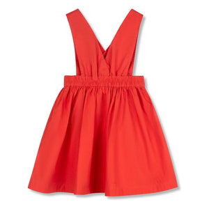 Wynken – Rotes Latzkleid