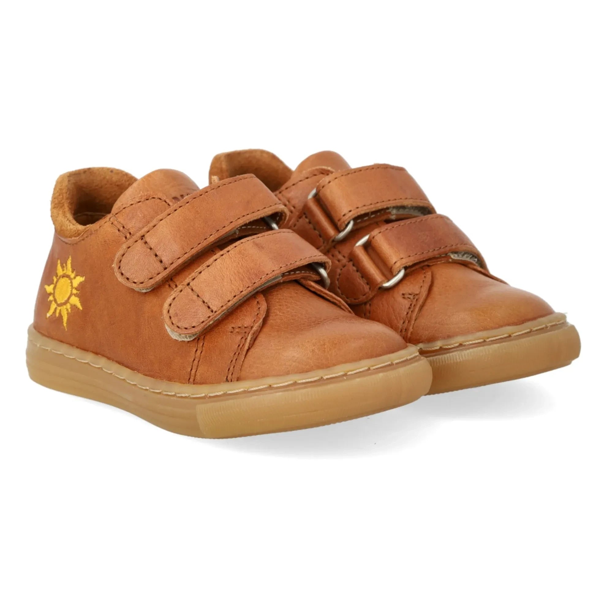 Angulus - Soleil Scratch Sneakers | Cognac