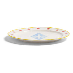 &Klevering - Festivo Porcelain Plate | Light Blue