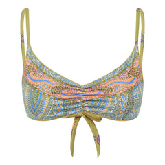 Boteh - Lucent Bikini Top | Blue